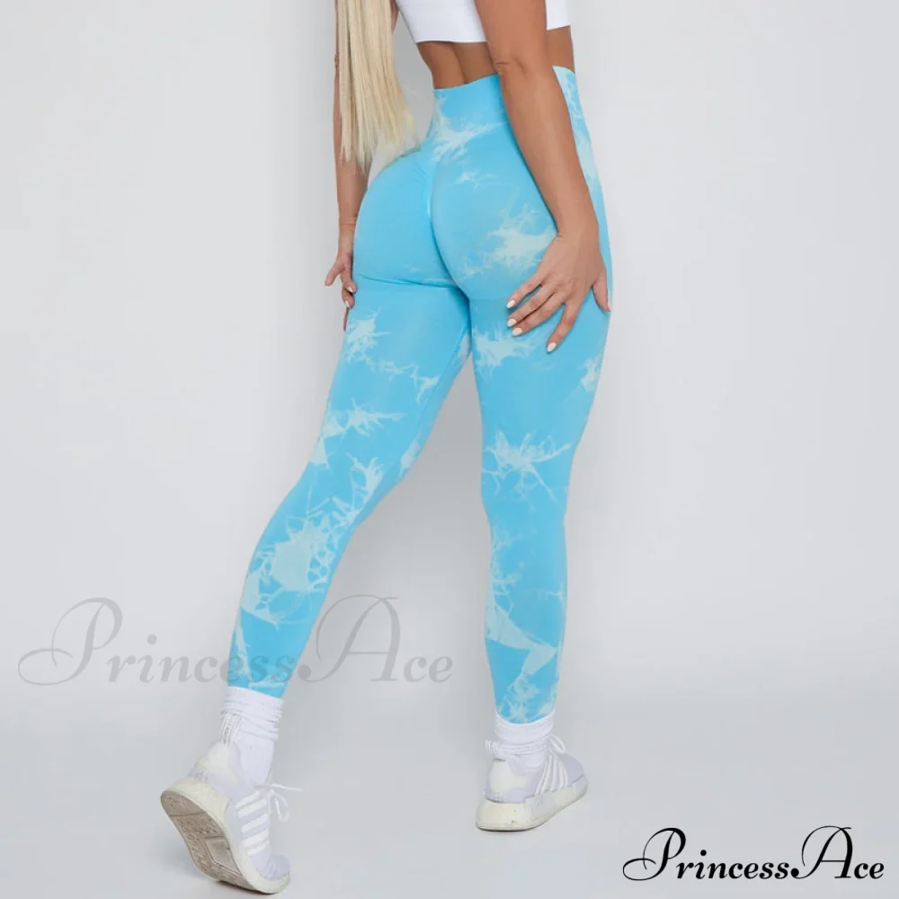 New Lightning Marble Scrunch Butt Leggings - Image 25