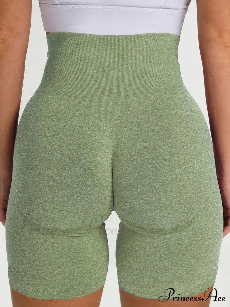 Sport Slim Shorts Seamless Leggings - Image 26