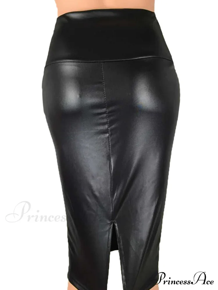 Women New Fashion Back Split Sexy Skirt - Image 4