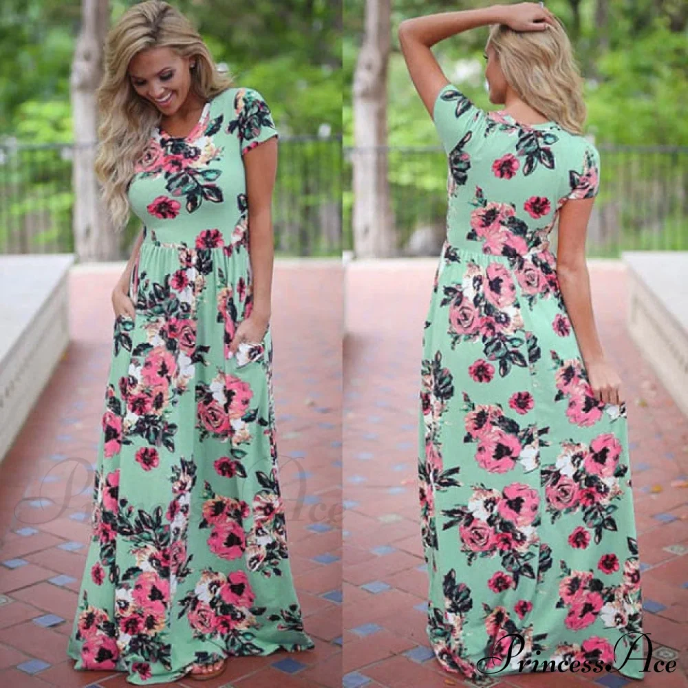 Ladies White Maxi Evening Party Dress - Image 3