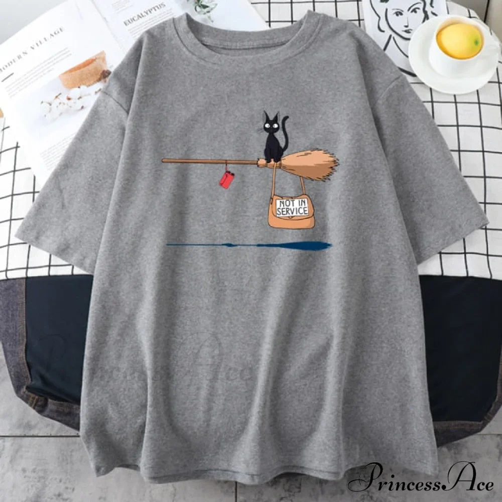 Crew Neck Vintage Loose T Shirts - Image 5
