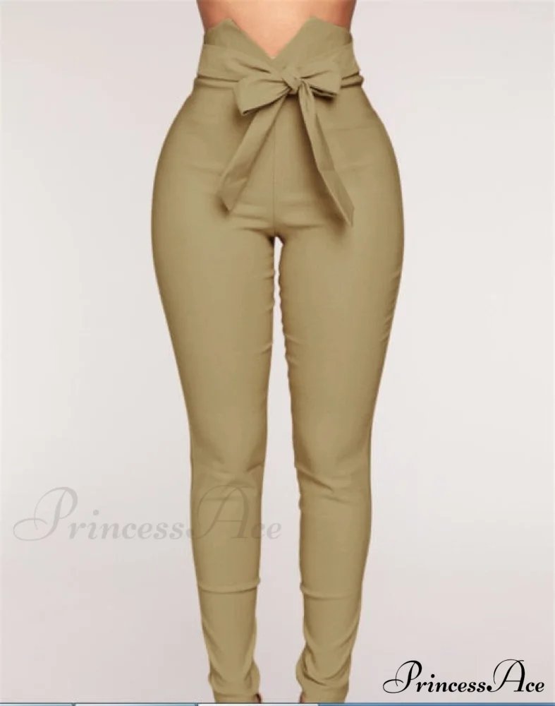 High Waist Casual Pants