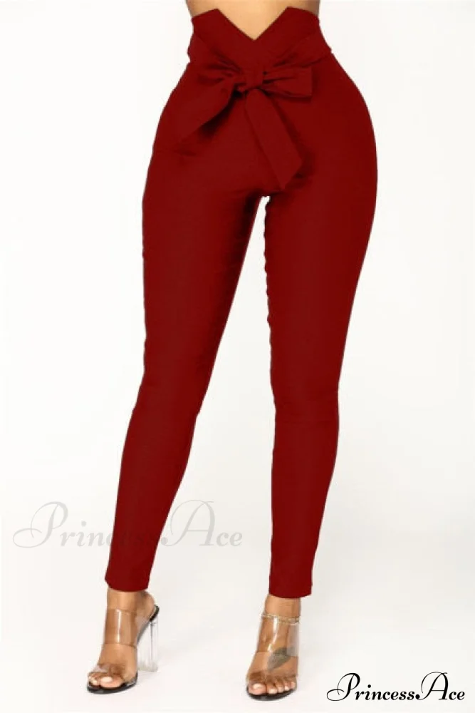 High Waist Casual Pants - Image 2