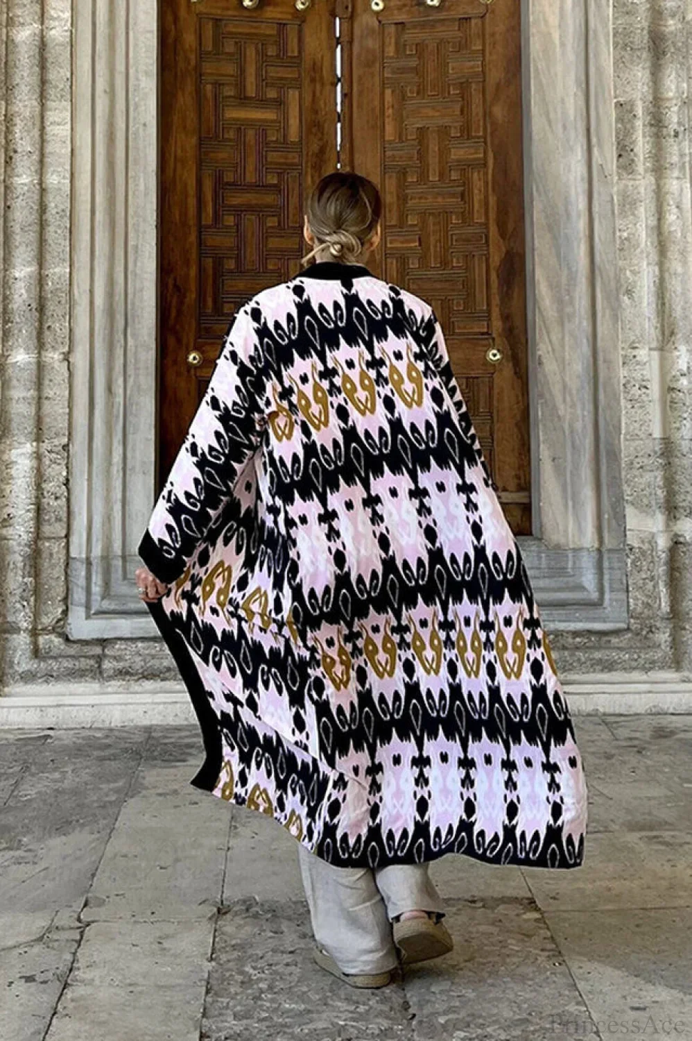 Brigitte One Of A Kind Ikat Maxi Kimono - Image 23