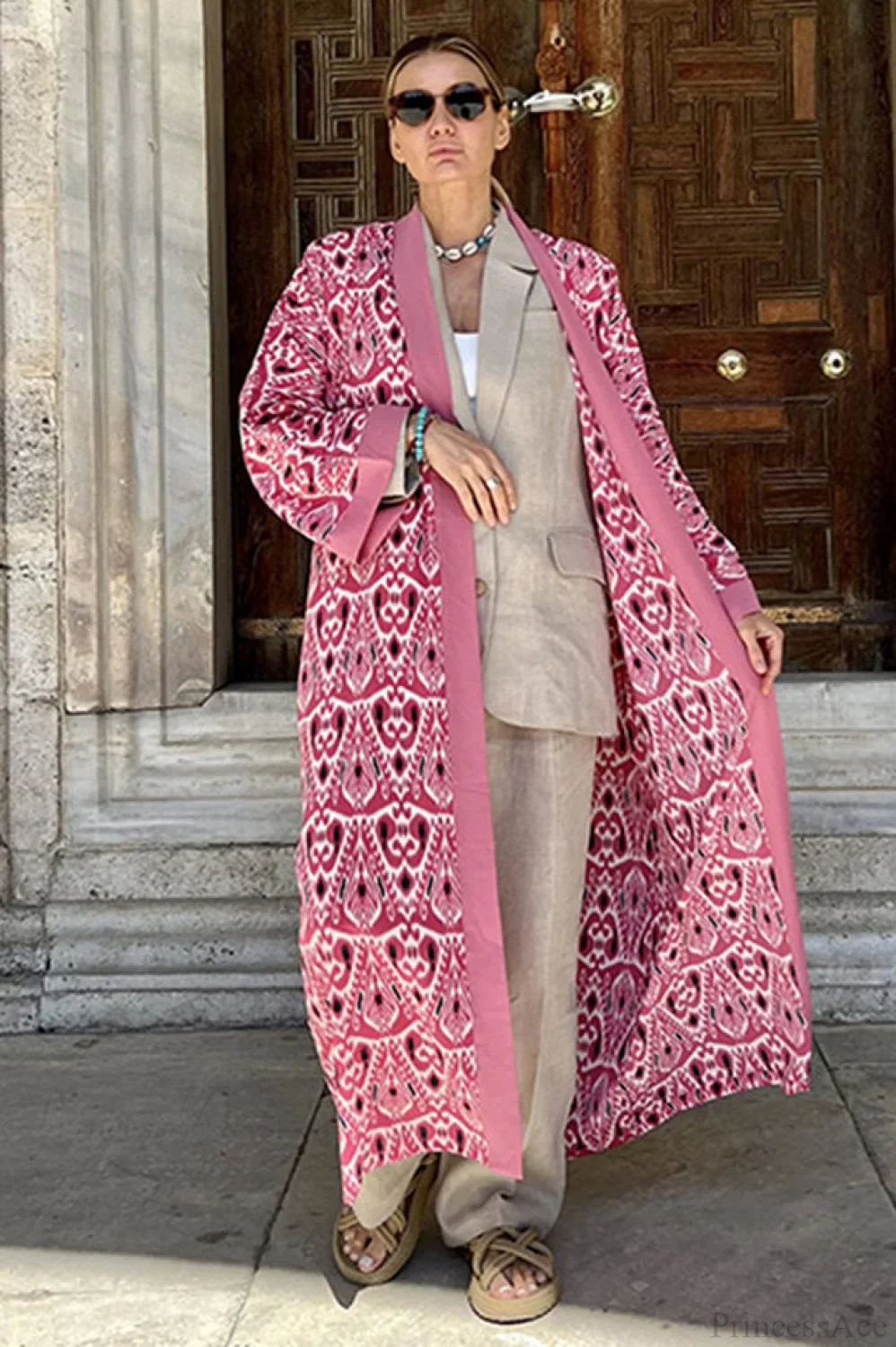 Brigitte One Of A Kind Ikat Maxi Kimono - Image 24