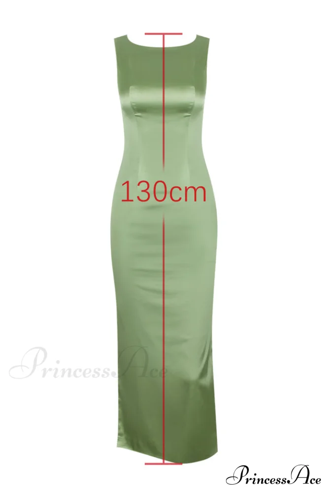 Filomena Olive Boat Charming Neck Maxi Dress - Image 7