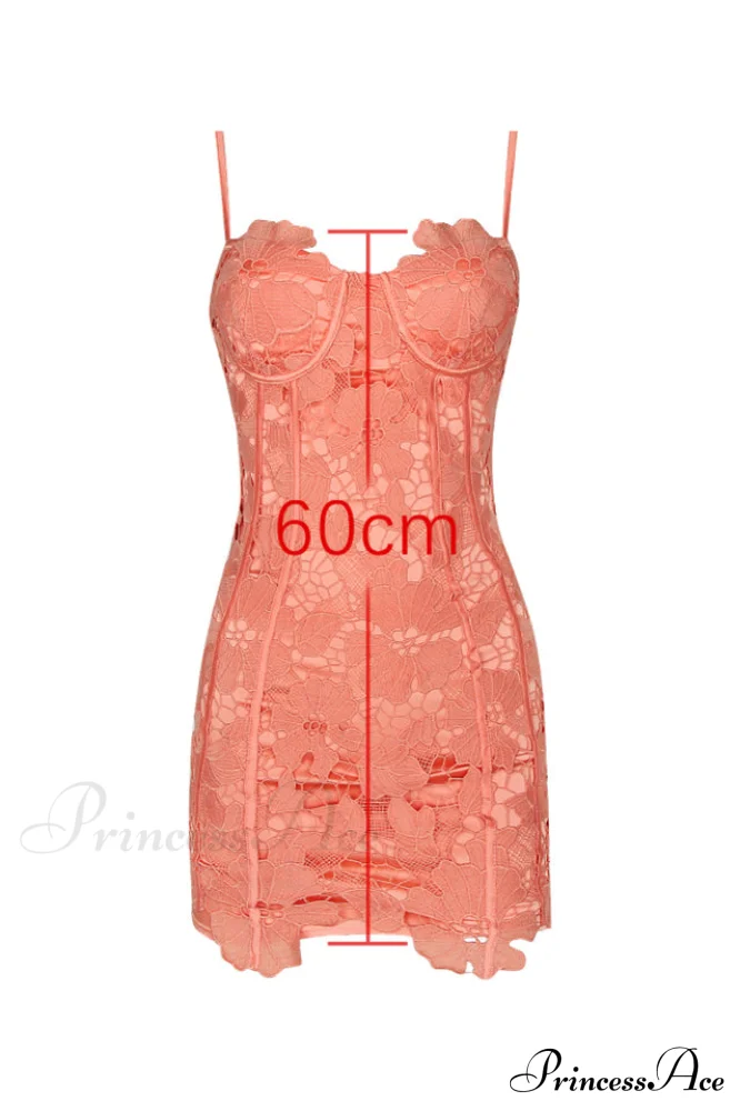 Ilayda Embroidered Floral Charming Lace Mini Dress - Image 7
