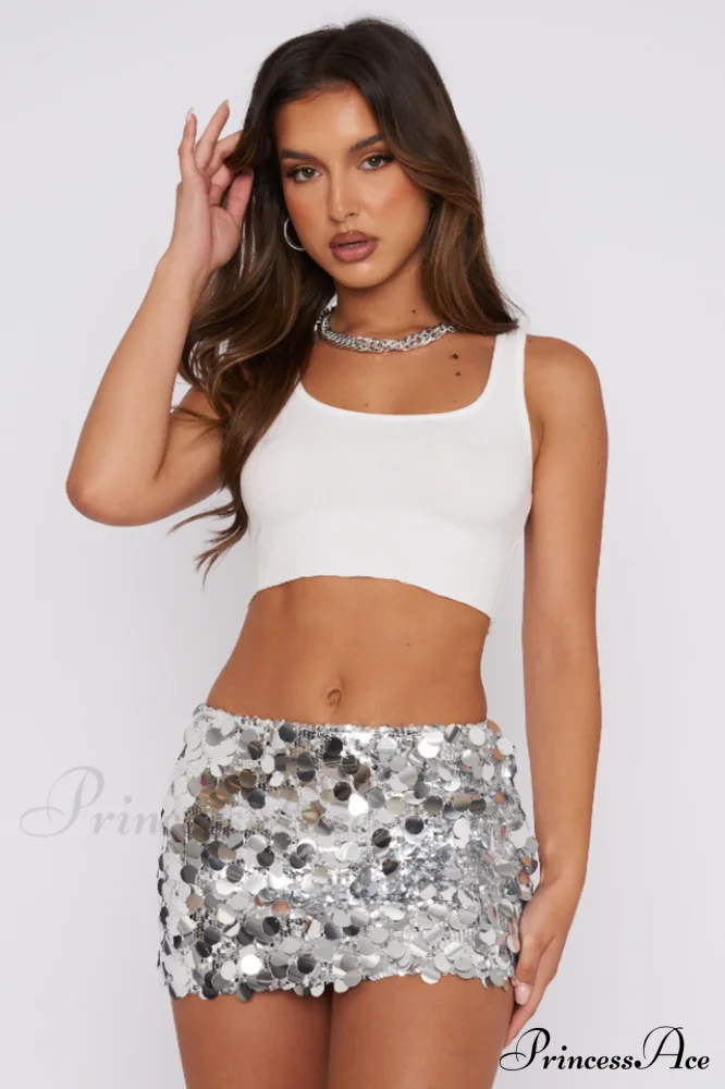Disco Fever Stylish Mini Skirt