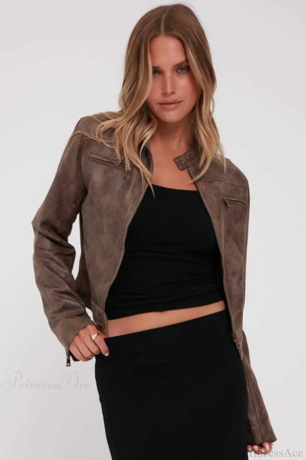 Elegant Moto Jacket - Image 5