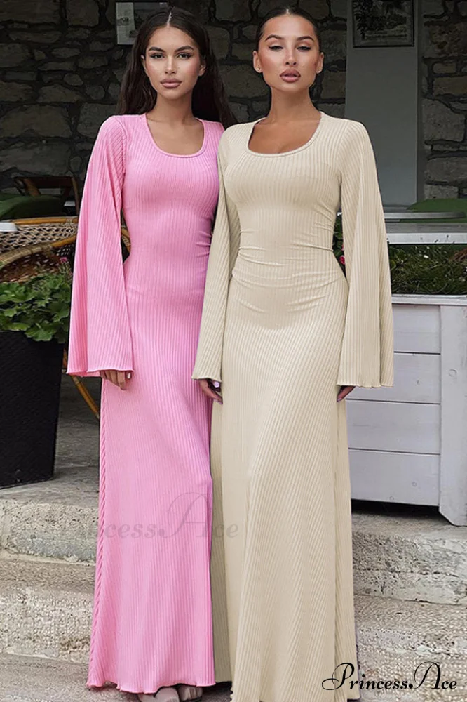 Jaye Long Stylish Sleeve Maxi Dress - Image 18