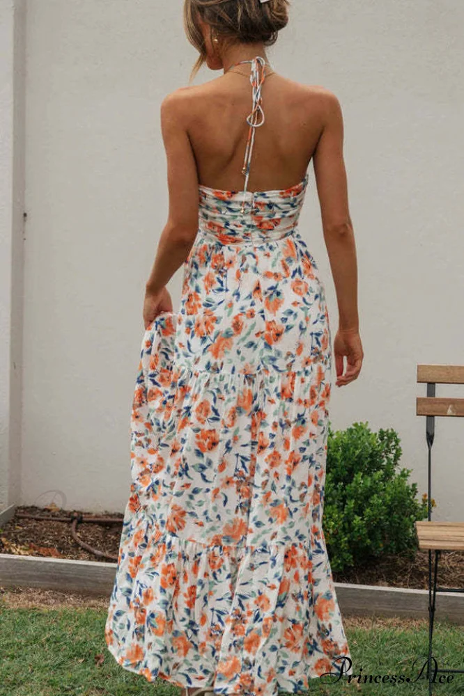 Asiah Halter Neck Maxi Dress - Image 7