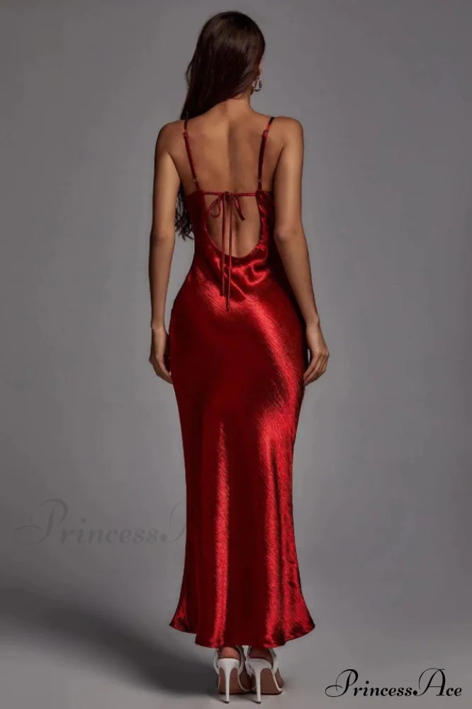 Emily Metallic Gold Maxi Dress - Image 7