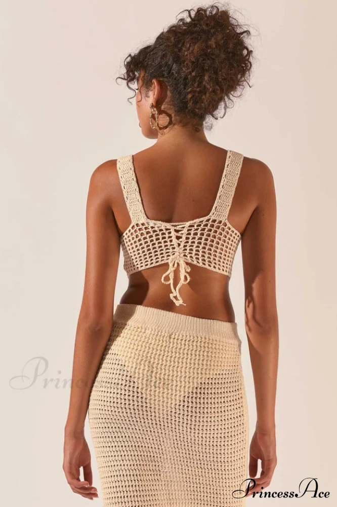 Crochet Midi Top Charming + Skirt Set - Image 6