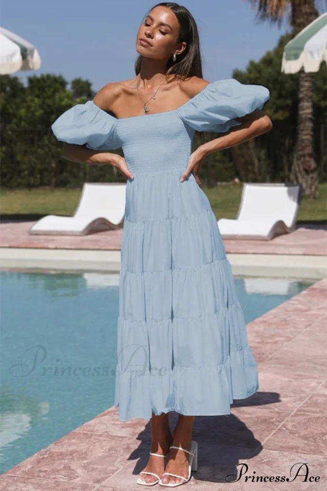 Anne Elegant Tiered Dress - Image 11