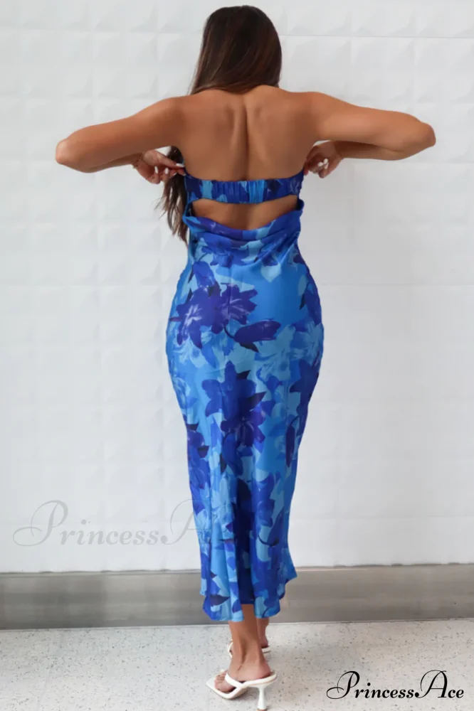 Kyra Satin Stylish Midi Dress - Image 20