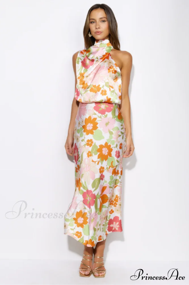 Caamara Elegant Midi Dress