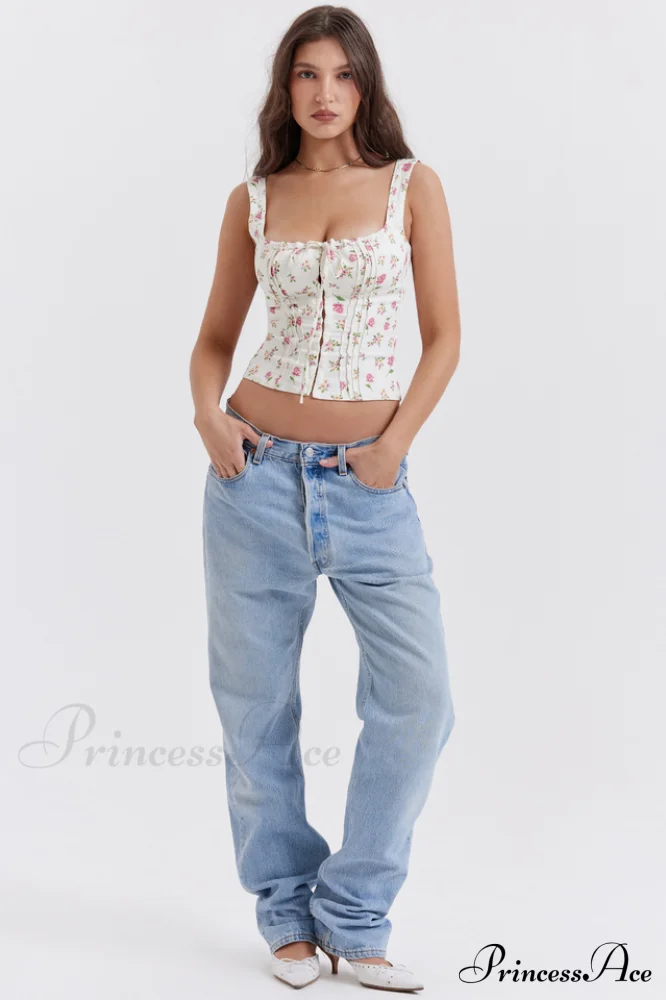 Chic Rose Stylish Print Top - Image 2