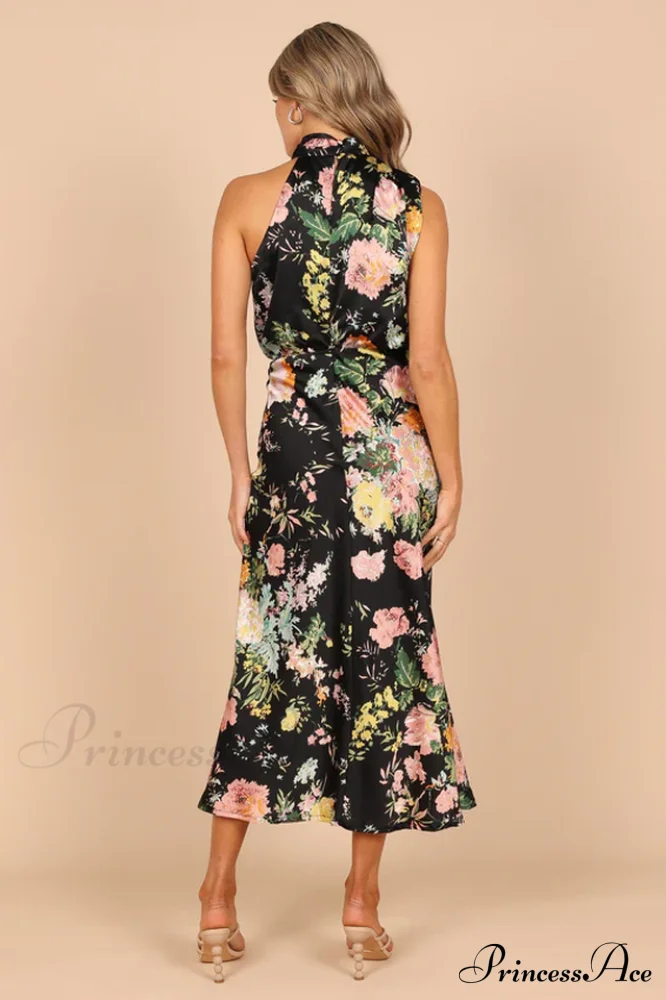 Anabelle Halter Stylish Neck Midi Dress - Image 15