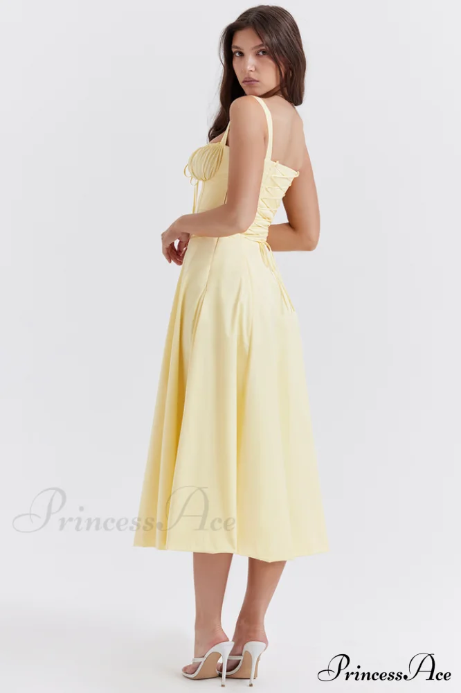 Carmen Elegant Bustier Dress - Image 10