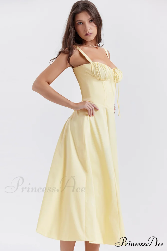 Carmen Elegant Bustier Dress - Image 13
