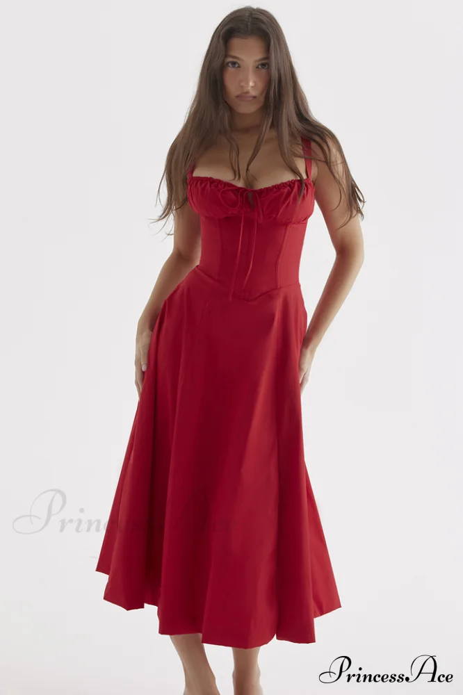 Carmen Elegant Bustier Dress - Image 19
