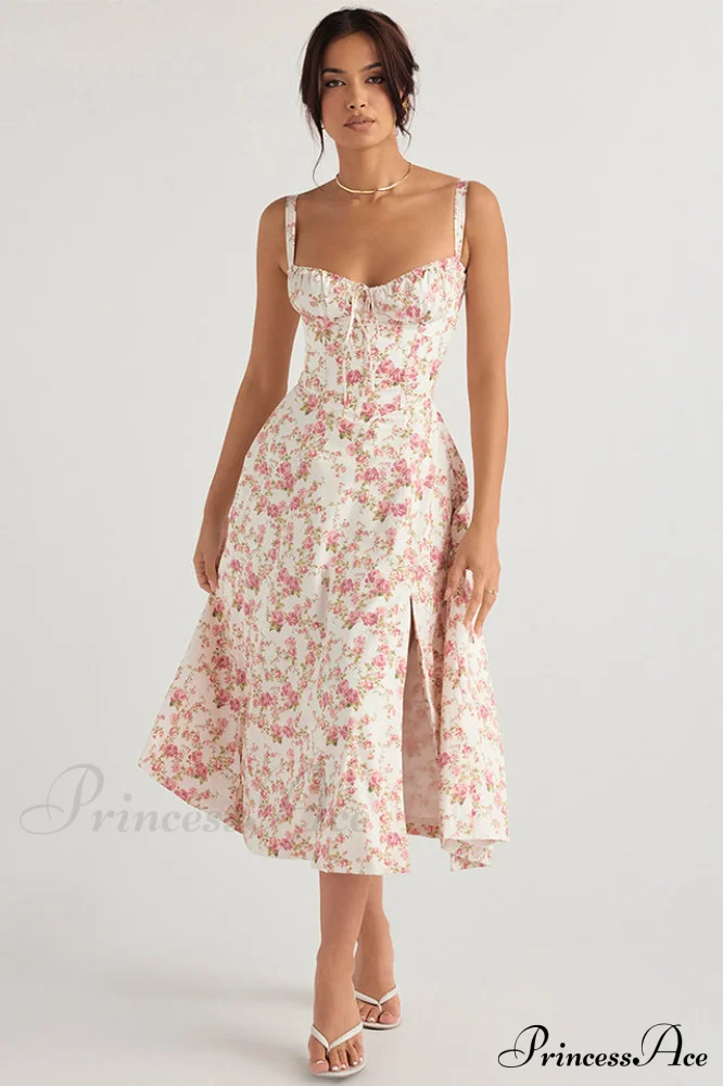 Carmen Elegant Bustier Dress - Image 25