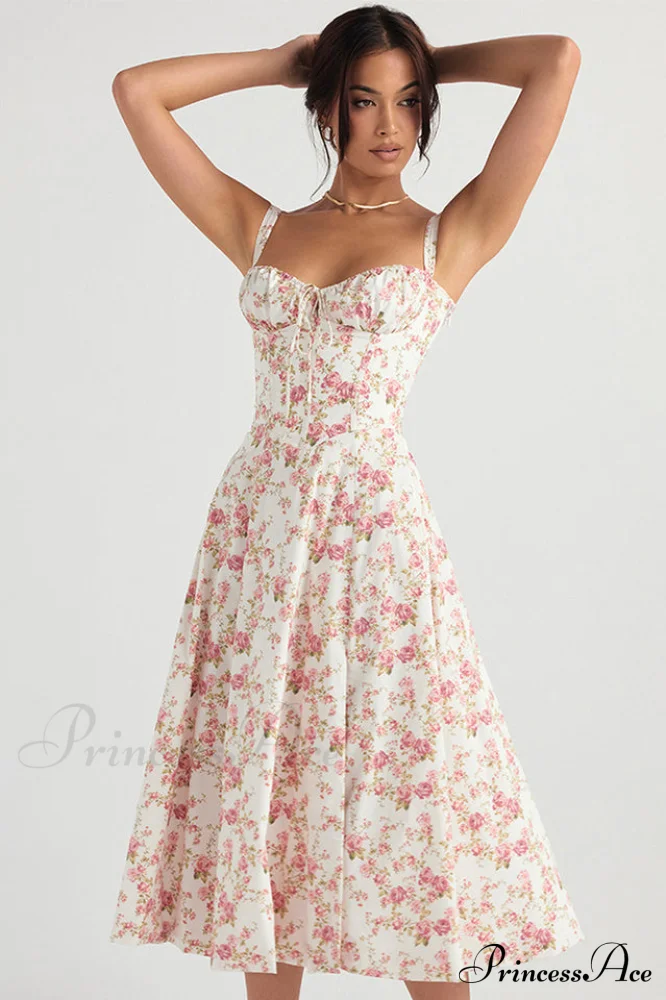 Carmen Elegant Bustier Dress - Image 27