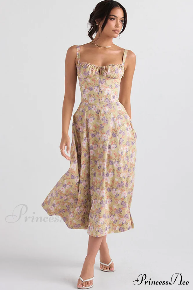 Carmen Elegant Bustier Dress - Image 31