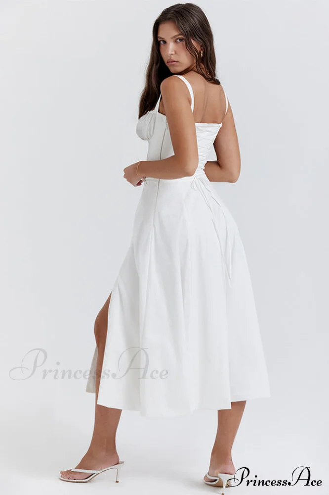 Carmen Elegant Bustier Dress - Image 40