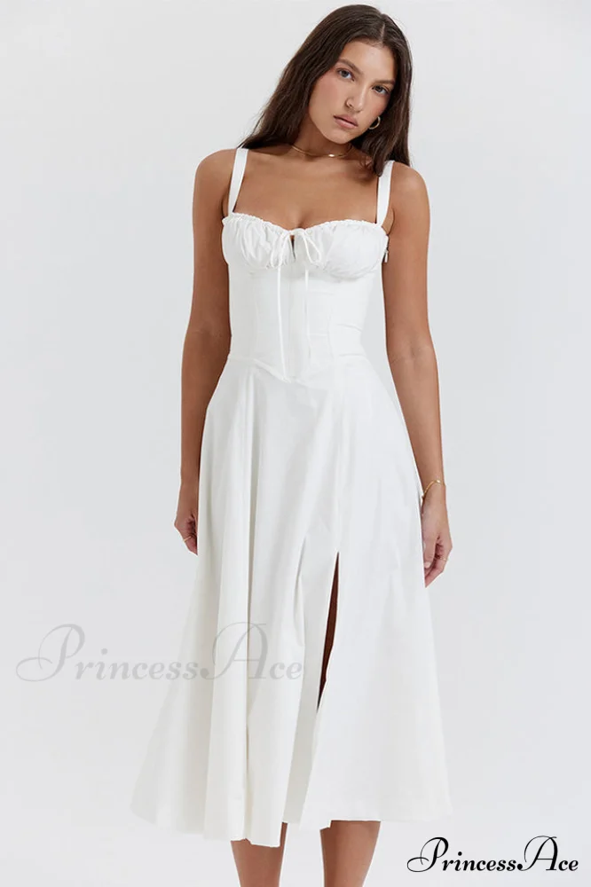 Carmen Elegant Bustier Dress - Image 41