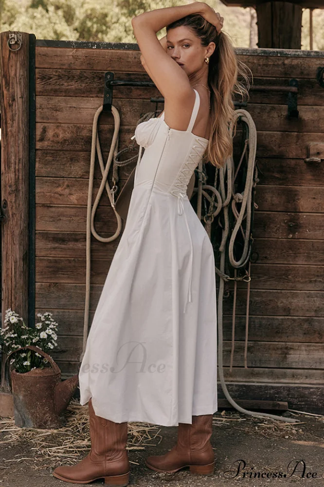 Carmen Elegant Bustier Dress - Image 44