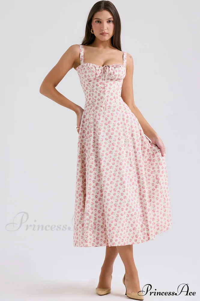Carmen Elegant Bustier Dress - Image 80