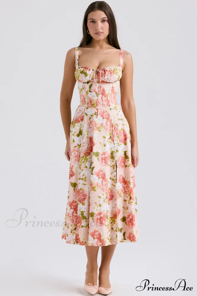 Carmen Elegant Bustier Dress - Image 84