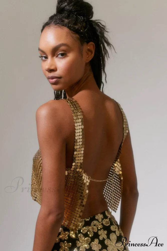 Harlow Metal Stylish Cropped Top - Image 6