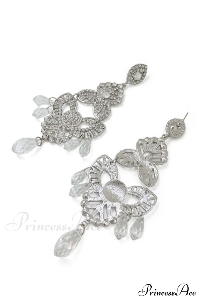 Diamante Elegant Statement Earrings - Image 7