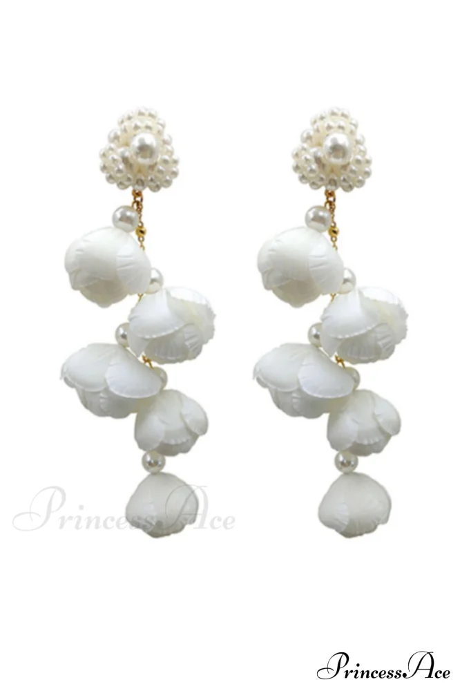Flower Elegant Drop Earrings - Image 8
