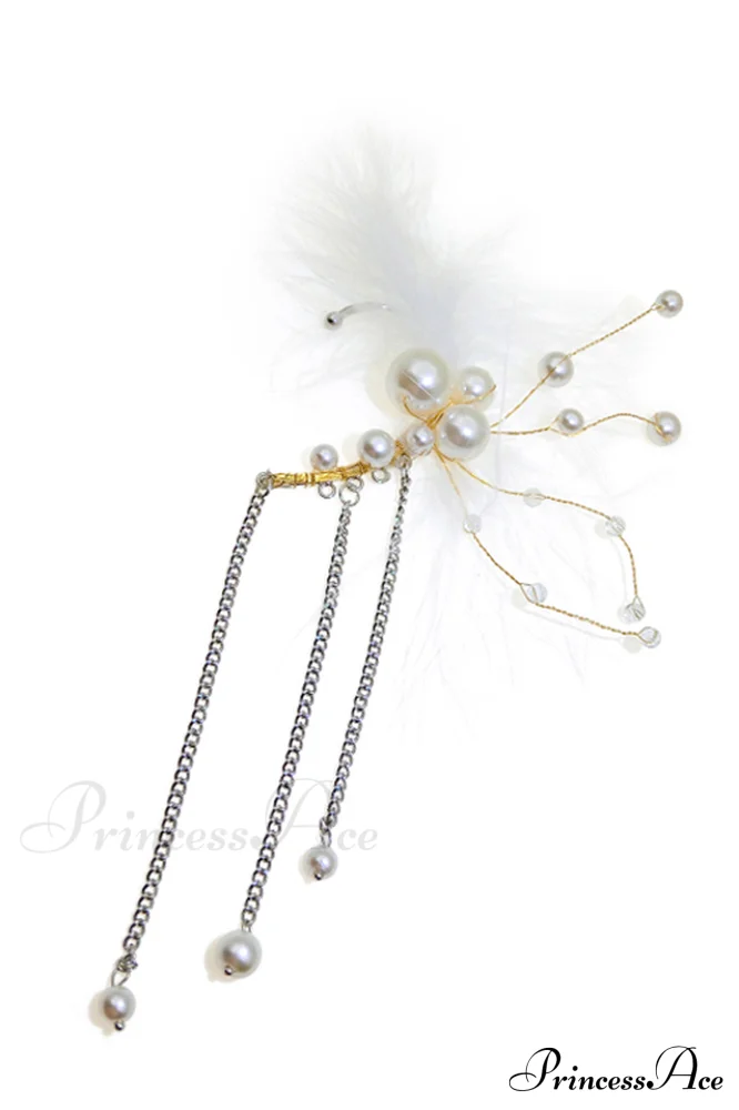 Feather Elegant Tassel Earrings - Image 8