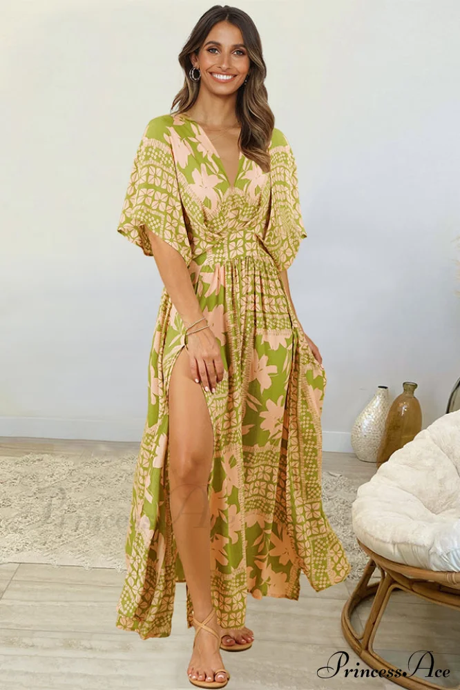 Bohemian Elegant Floral Dress - Image 6