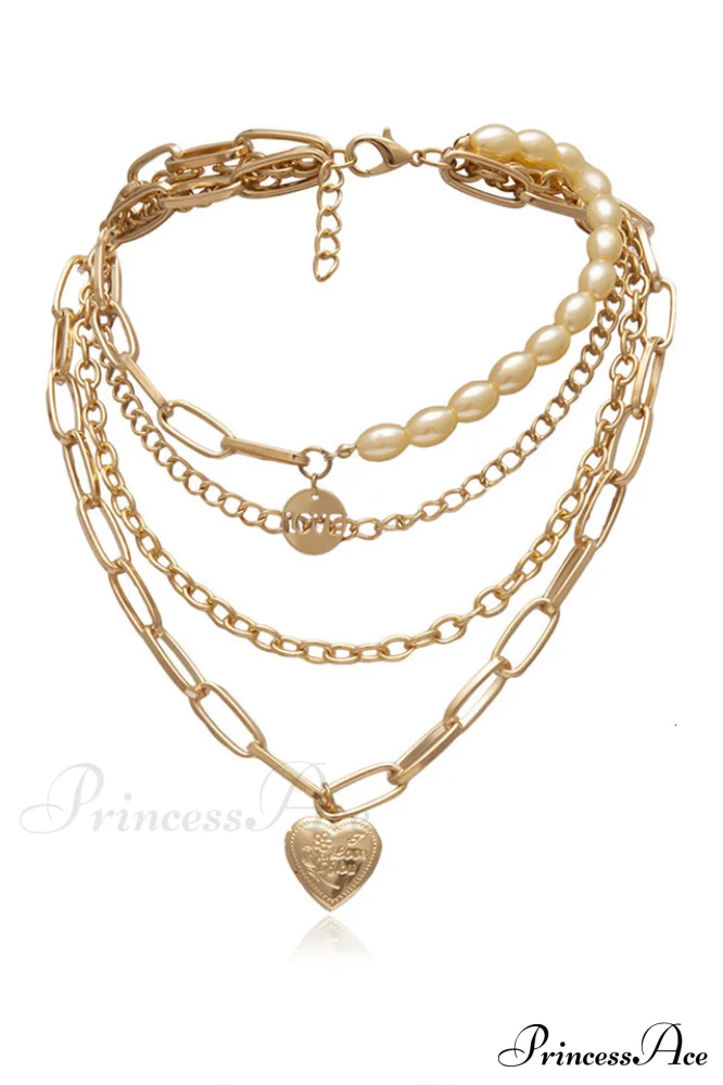 Gothic Layered Baroque Charming Pearl Chunky Chain Necklace - Image 8