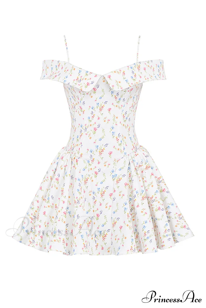 Cassia Floral Stylish Mini Dress - Image 11
