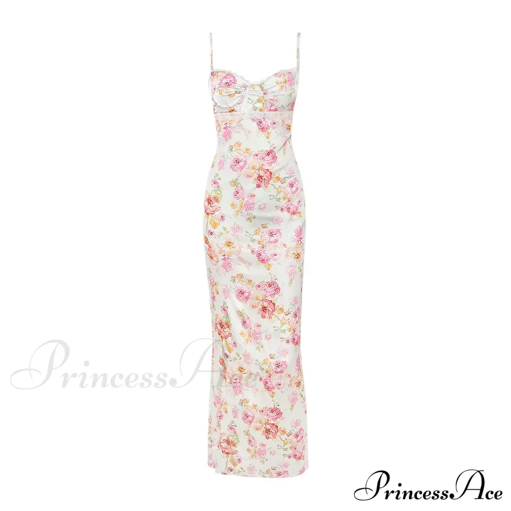 Agness Floral Stylish Maxi Bodycon Dress - Image 13