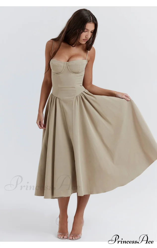 Aurora Midi/Maxi Stylish Bustier Corset Dress - Image 16