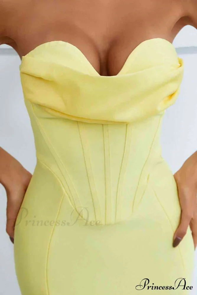 Elegant Enigma Bodycon Charming Corset Cocktail Midi Dress - Image 12