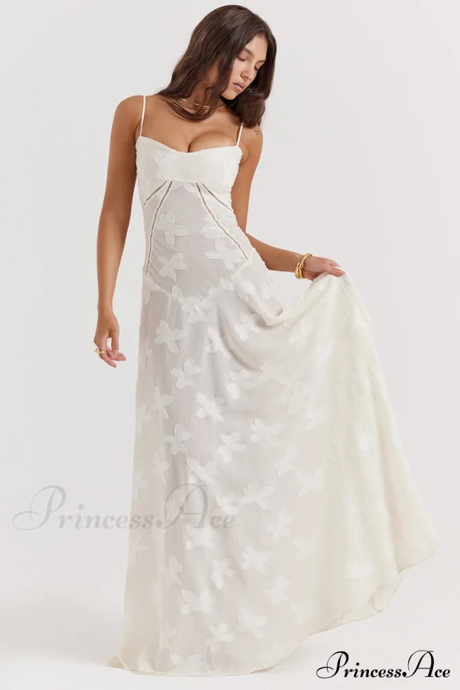 Blush of Elegance Charming Lace Maxi Dress - Image 2