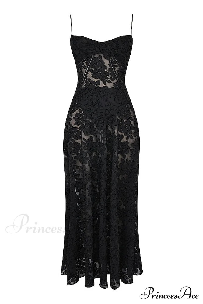 Blush of Elegance Charming Lace Maxi Dress - Image 33