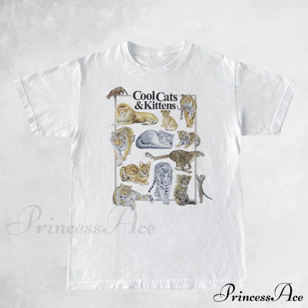 Cool Cats And Charming Kittens Graphic T-Shirt - Image 5