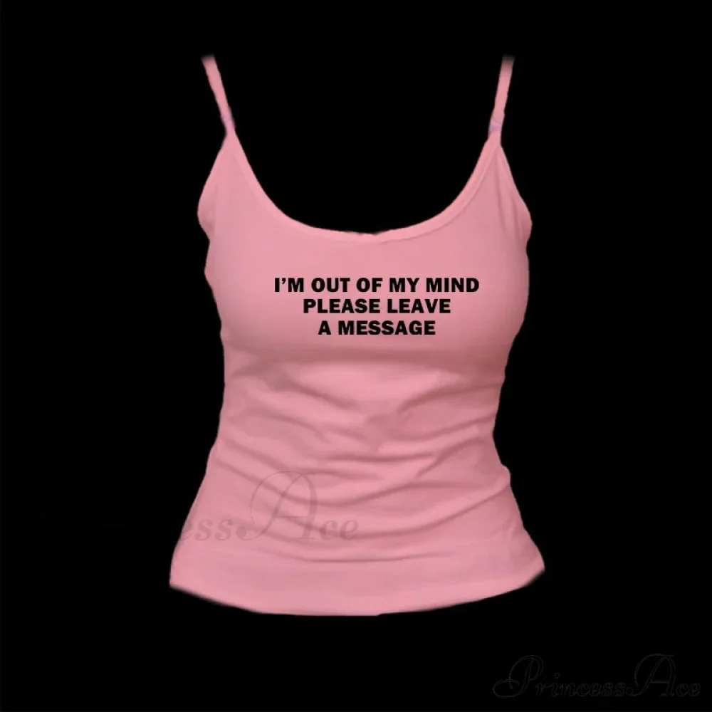 Graphic Text Stylish Cami Top - Image 10
