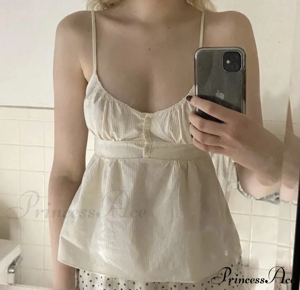 Cami Elegant Buttoned Top - Image 14