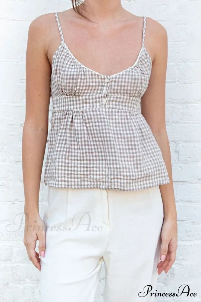 Cami Elegant Buttoned Top - Image 21