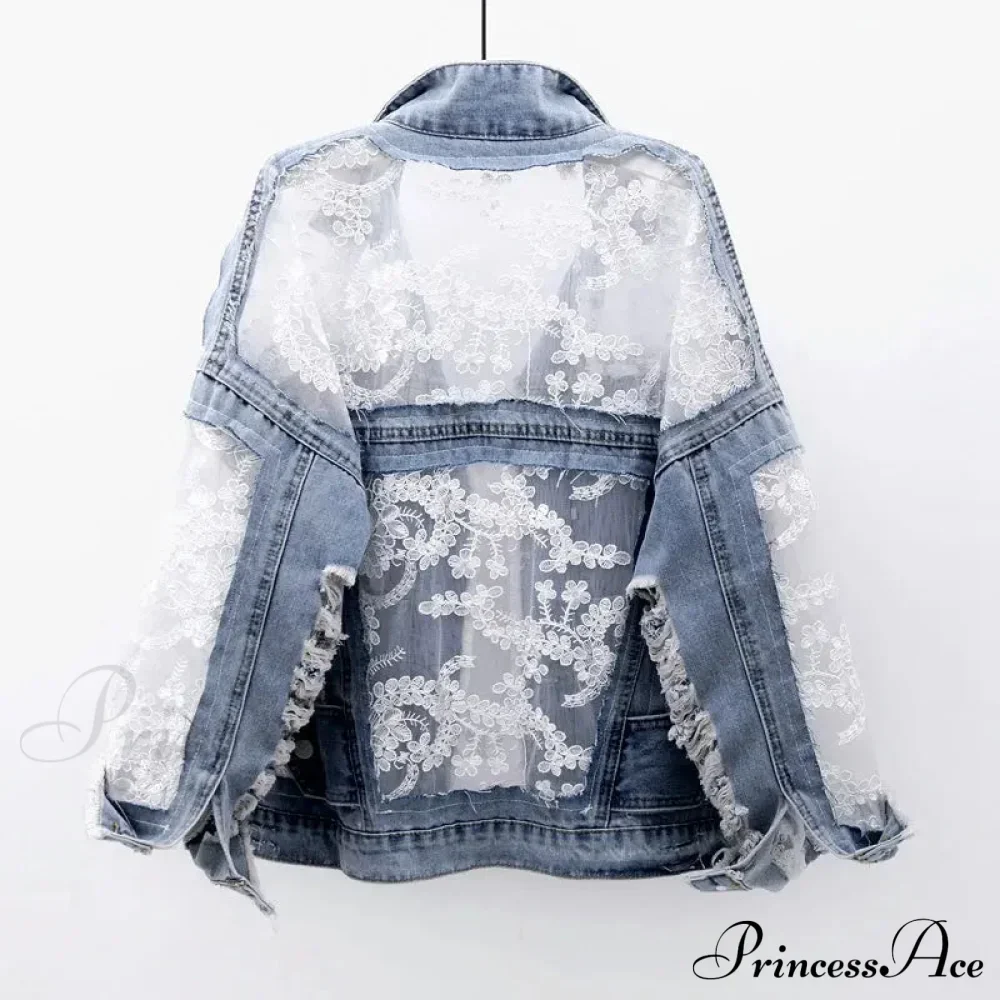 Embroidery Patchwork Stylish Denim Jacket - Image 16